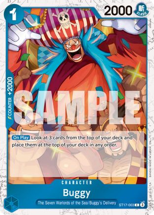 Buggy - ST17-003 (Pirate Foil) (ST17-003) - Premium Booster -The Best- Vol. 2 Foil