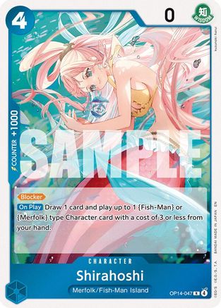 Shirahoshi (OP14-047) - The Azure Sea's Seven Foil