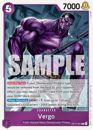 Vergo (OP14-061) - The Azure Sea's Seven Foil