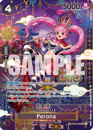 Perona - OP06-093 (SP) (OP06-093) - The Azure Sea's Seven Foil